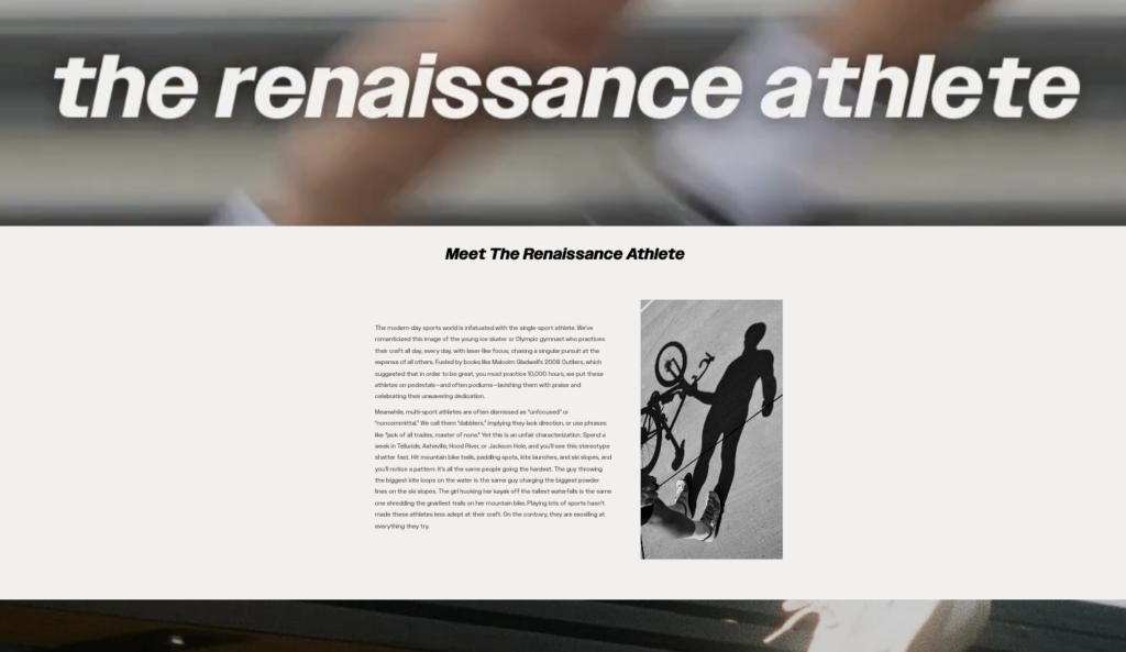 Meet The Renaissance Athlete